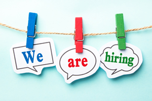 We are hiring