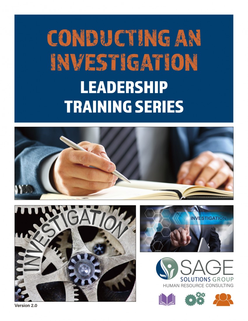 Small Business HR Solutions in Livonia MI | Sage Solutions Group - Investigation_Cover