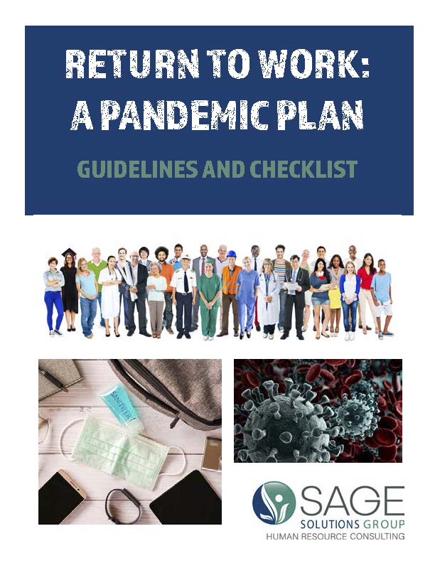 Pandemic Return to Work Guidelines and Checklist